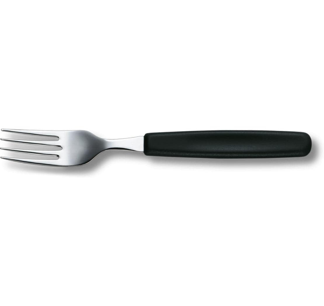 Victorinox Swiss Classic Tafelgabel – 19,8 cm, Edelstahl, Griff Polypropylen, Schwarz, spülmaschinenfest