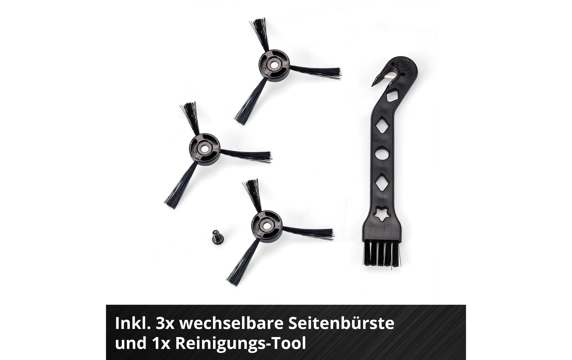 Einhell Akku-Kehrmaschine TE-FS 18 Li-Solo – Teleskopstiel, Rot, Metall