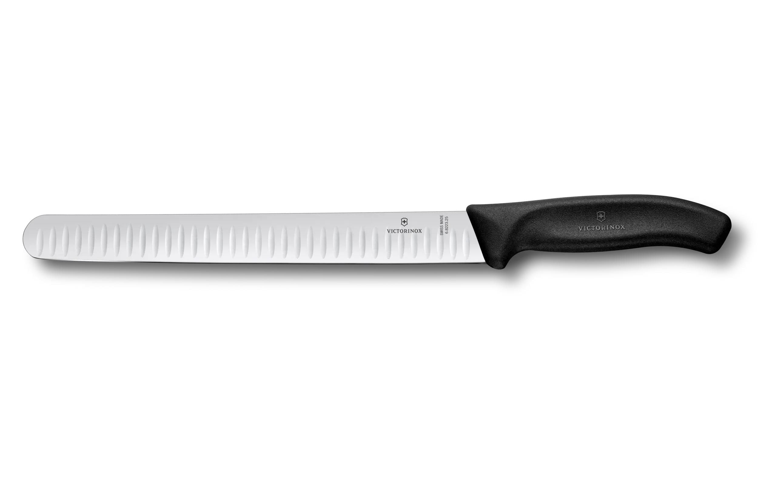 Victorinox Swiss Classic – Schinkenmesser 25 cm, Edelstahl, Griff Polypropylen (PP), schwarz