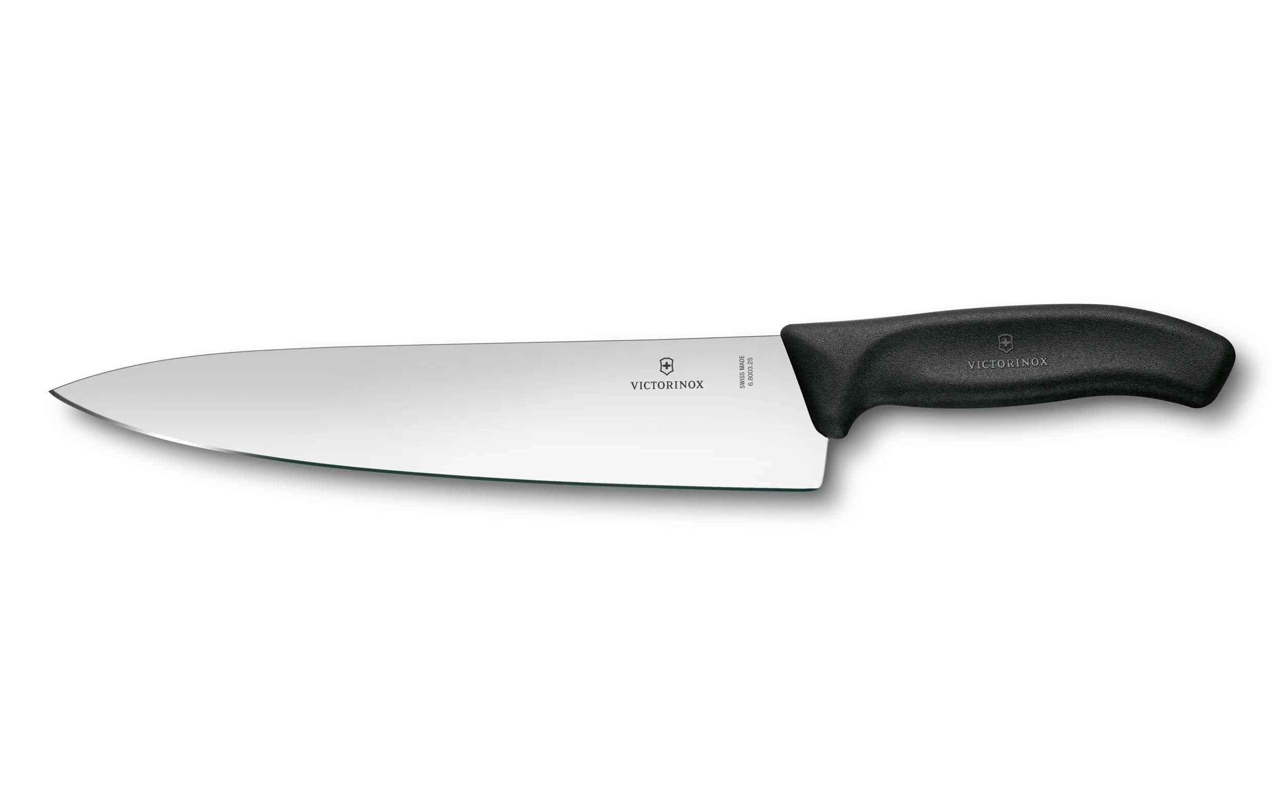Victorinox Kochmesser 25 cm, Edelstahlklinge, Polypropylengriff, schwarz