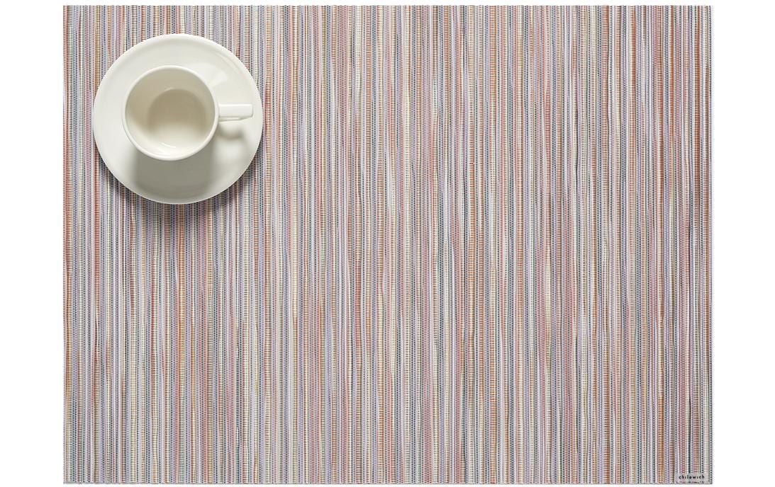 Chilewich Tischset – PVC, beige, 48 × 36 cm
