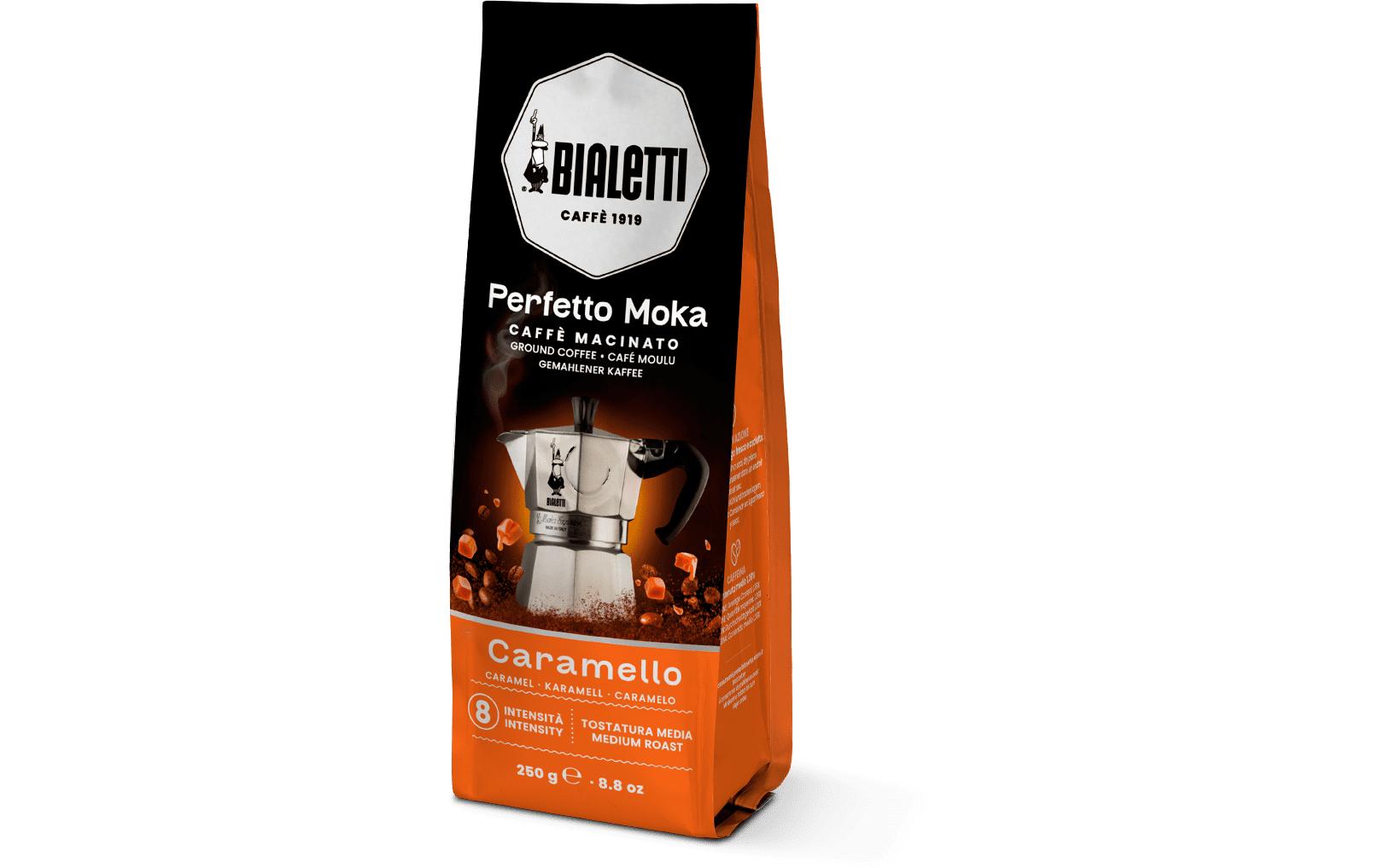 Bialetti Caramello – Bohnenkaffee – Café Crème, Intensität 8, 250 g