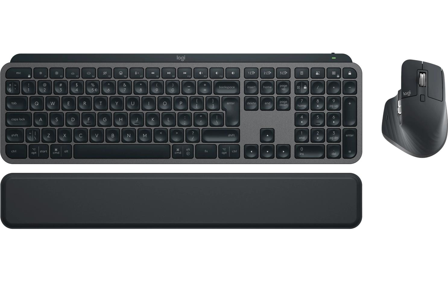 Logitech MX Keys Combo für Business Gen 2 – Tastatur, US-Layout (EN), Graphit