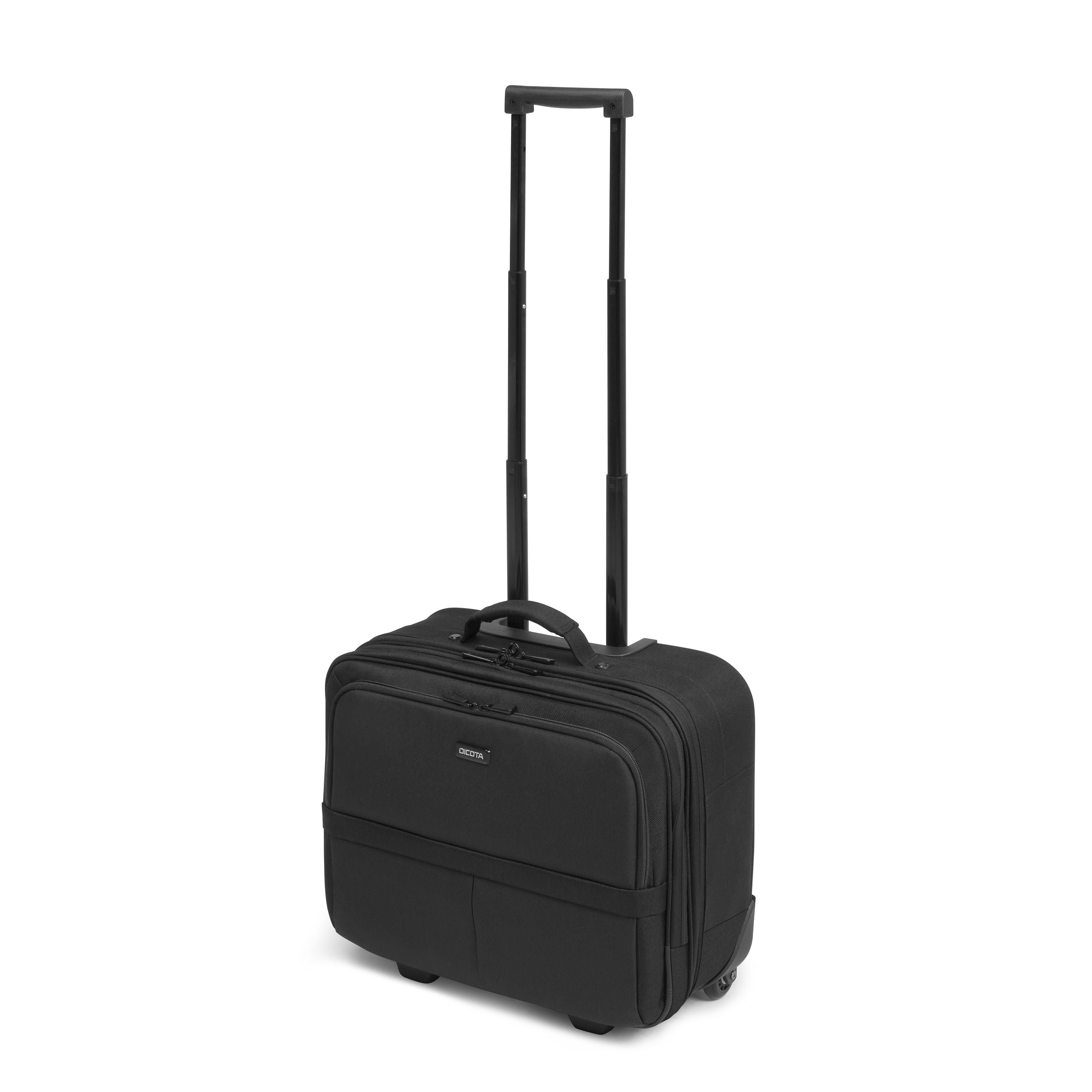 DICOTA SCALE Notebook-Tasche bis 15,6" – abschliessbares, gepolstertes Notebookfach – Schwarz