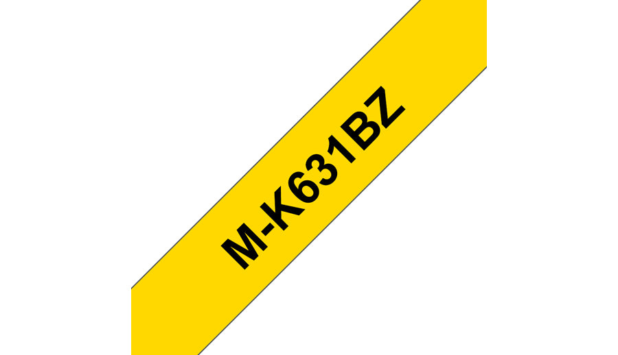 Brother Schriftband – 12 mm × 8 m, gelb, schwarz