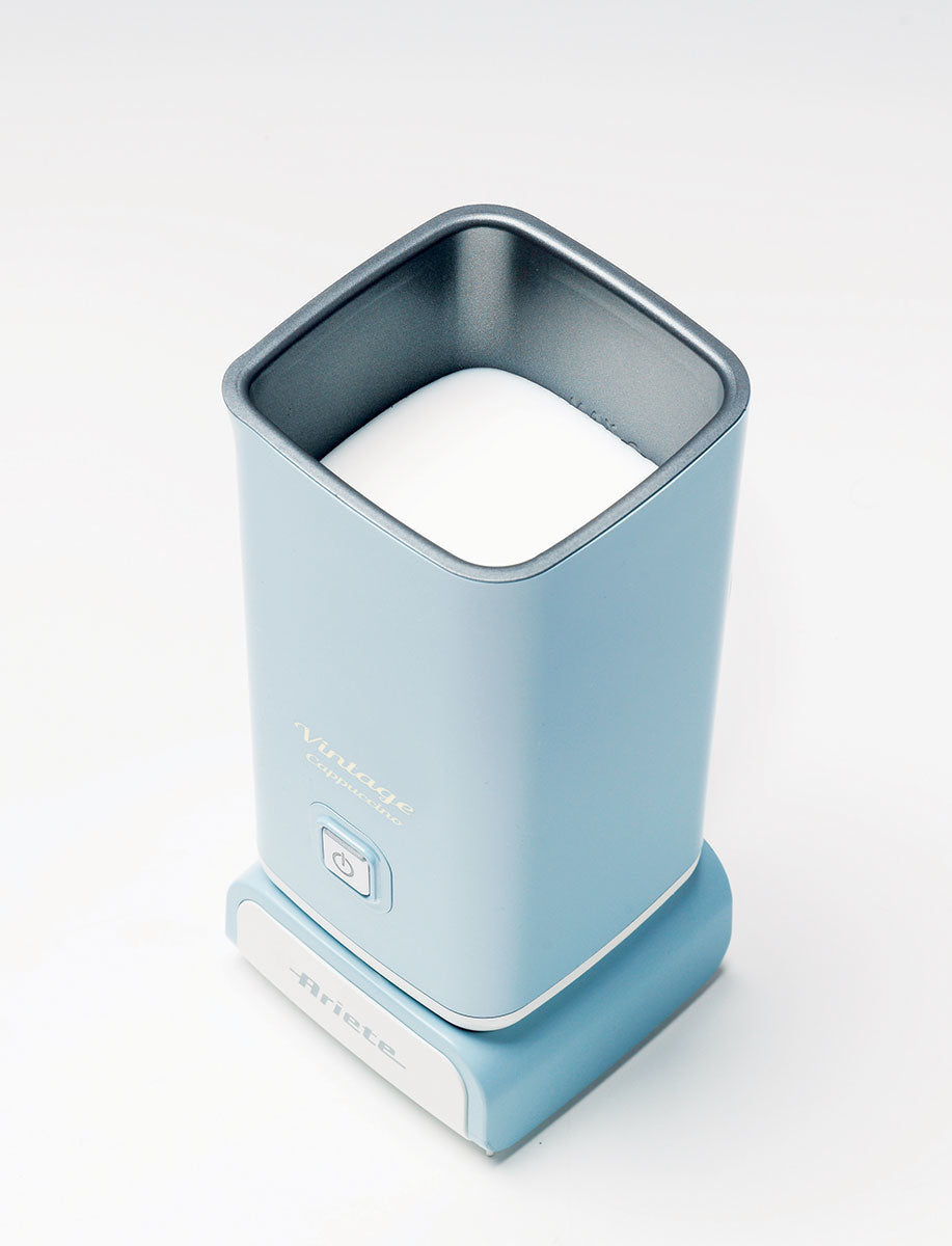 Ariete Milchaufschäumer ARI-2878-BL – 250 ml, Heiss & Kalt – Blau