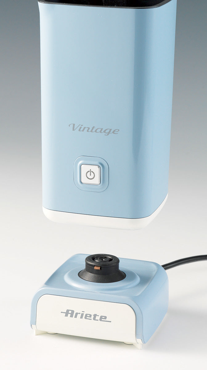 Ariete Milchaufschäumer ARI-2878-BL – 250 ml, Heiss & Kalt – Blau