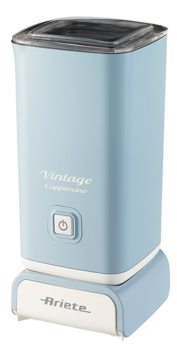 Ariete Milchaufschäumer ARI-2878-BL – 250 ml, Heiss & Kalt – Blau