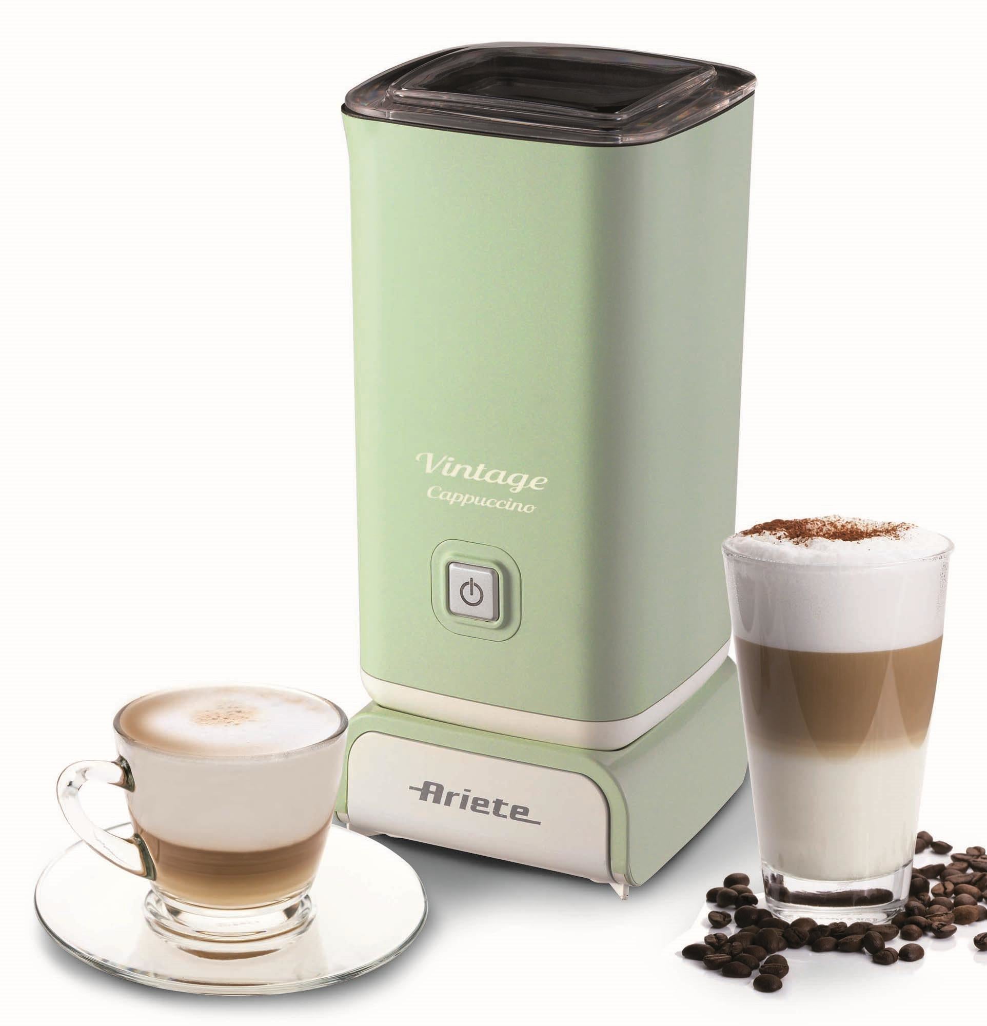 Ariete Milchaufschäumer ARI-2878-GR – 250 ml, Heiss & Kalt – grün