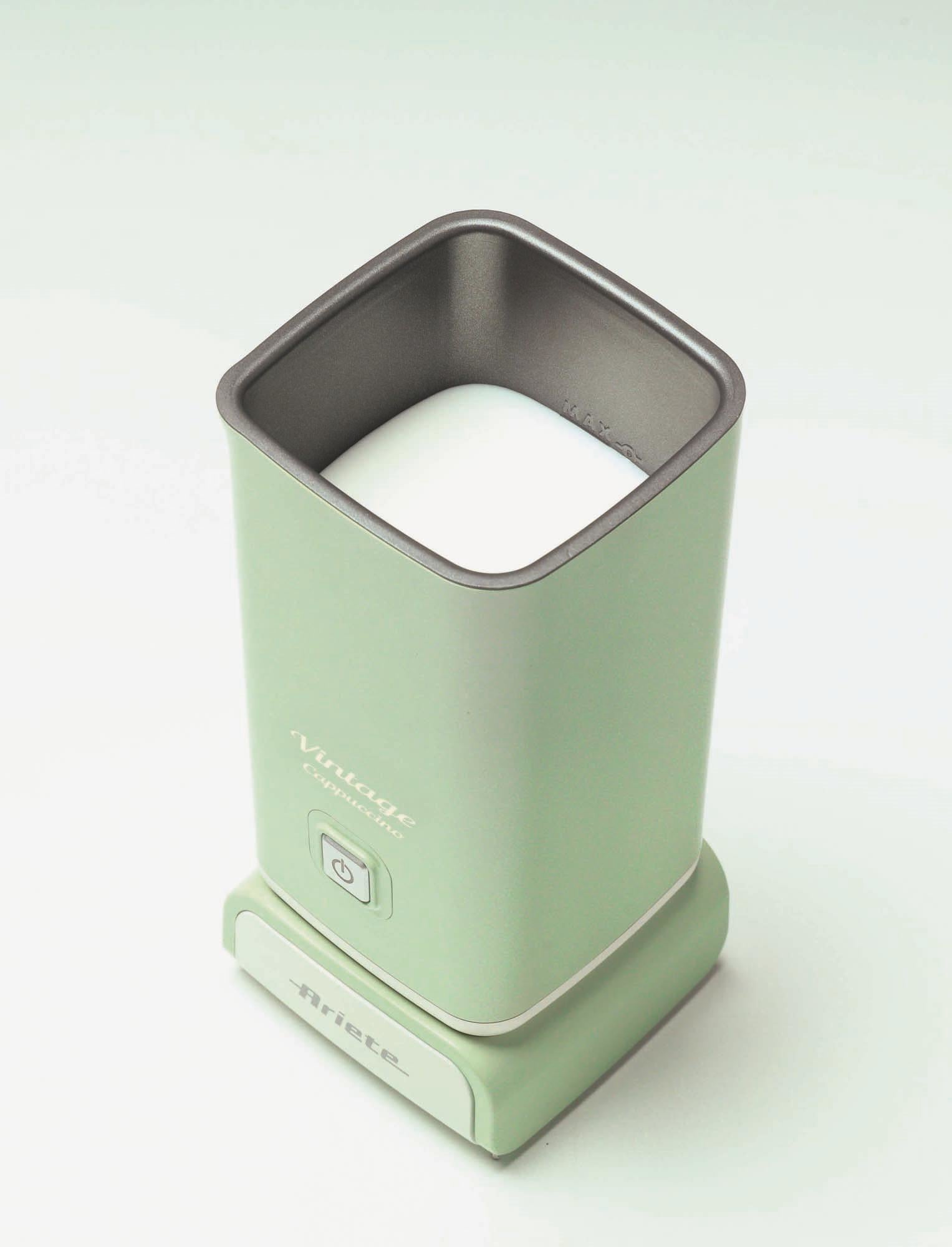 Ariete Milchaufschäumer ARI-2878-GR – 250 ml, Heiss & Kalt – grün