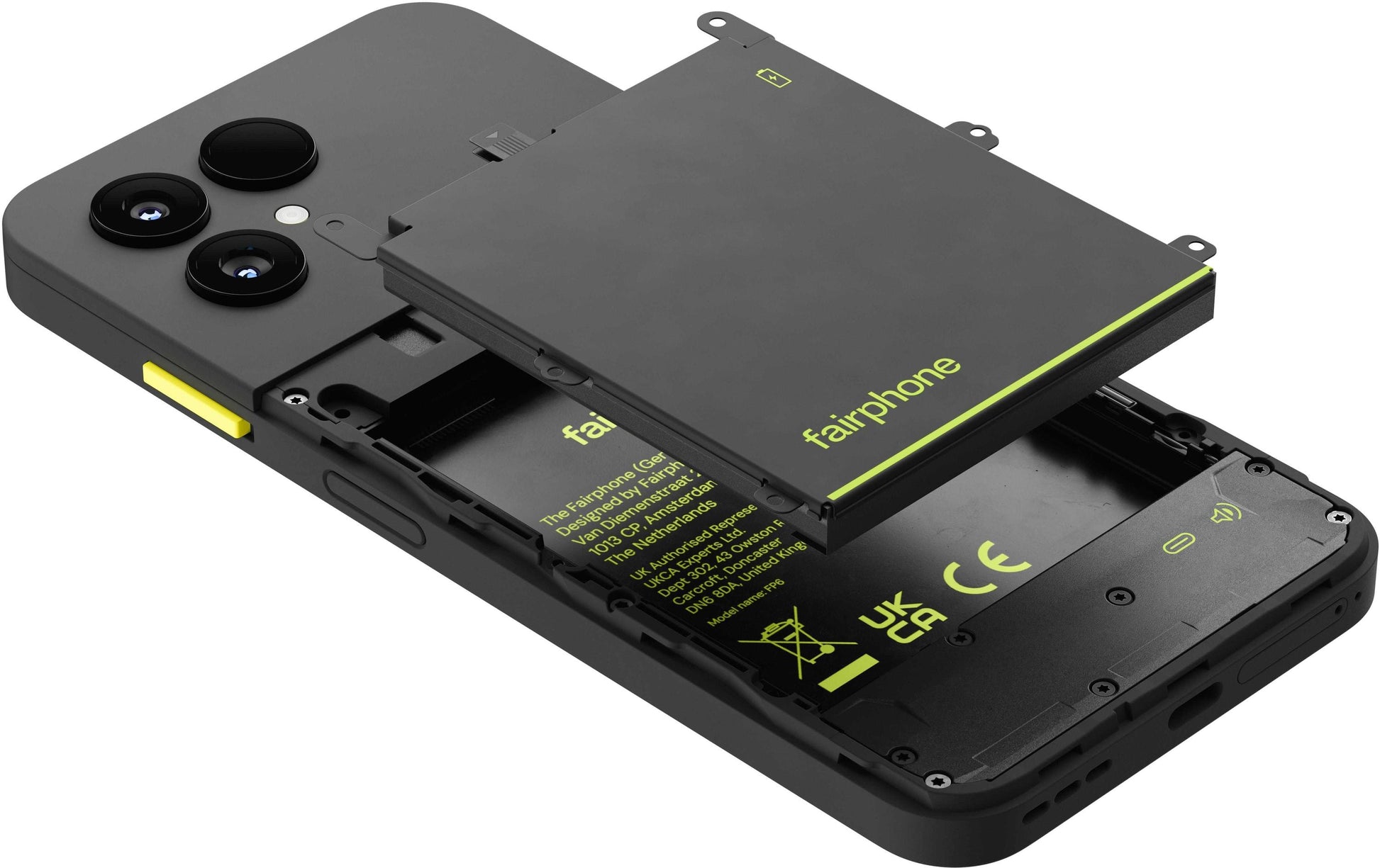 Fairphone The (Gen 6) – 6,3" – 256 GB – Horizon Black