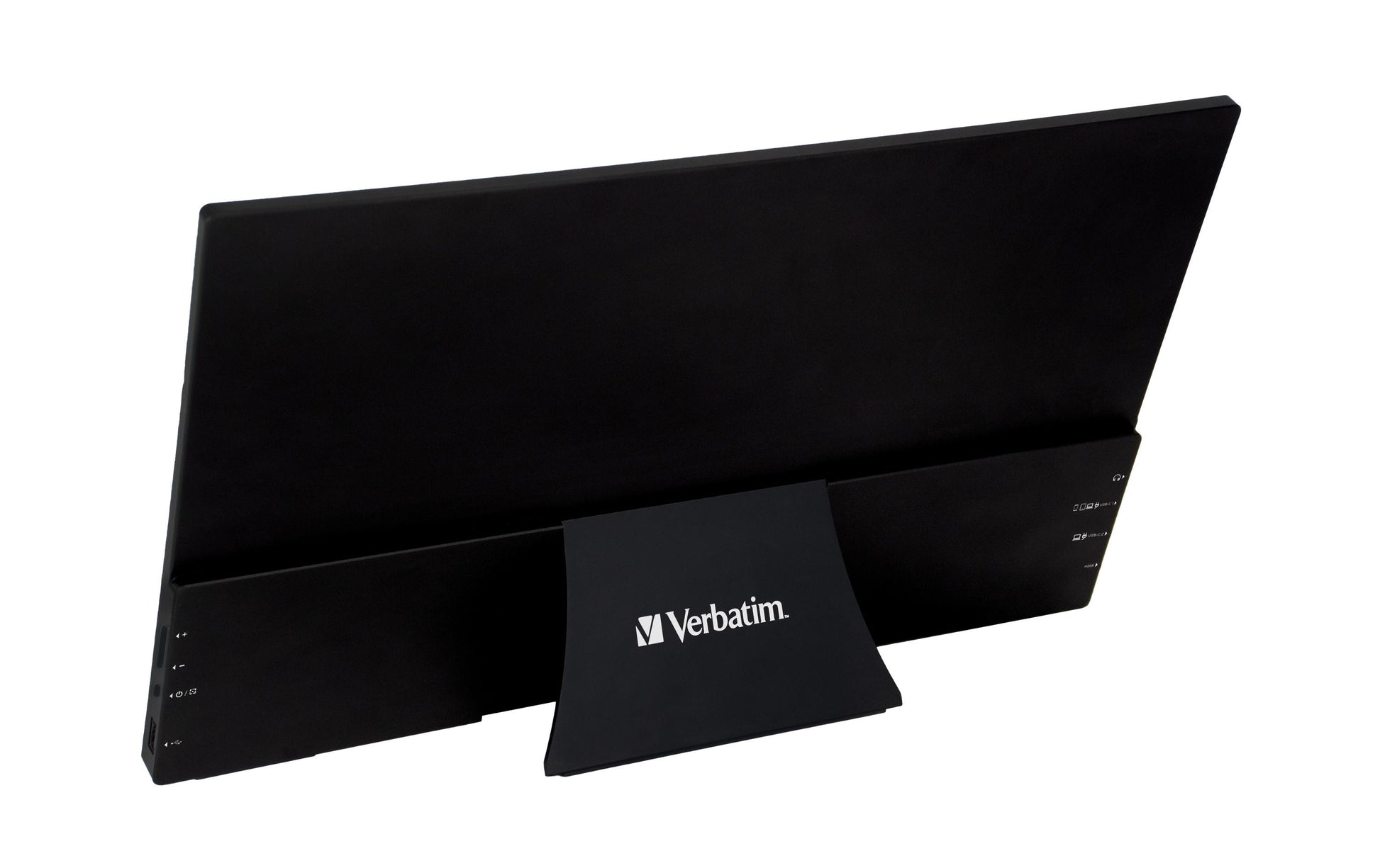 Verbatim Portabler Monitor, 17,3", IPS, Touch, 60 Hz, 400 cd/m², USB-Hub, FreeSync, Schwarz