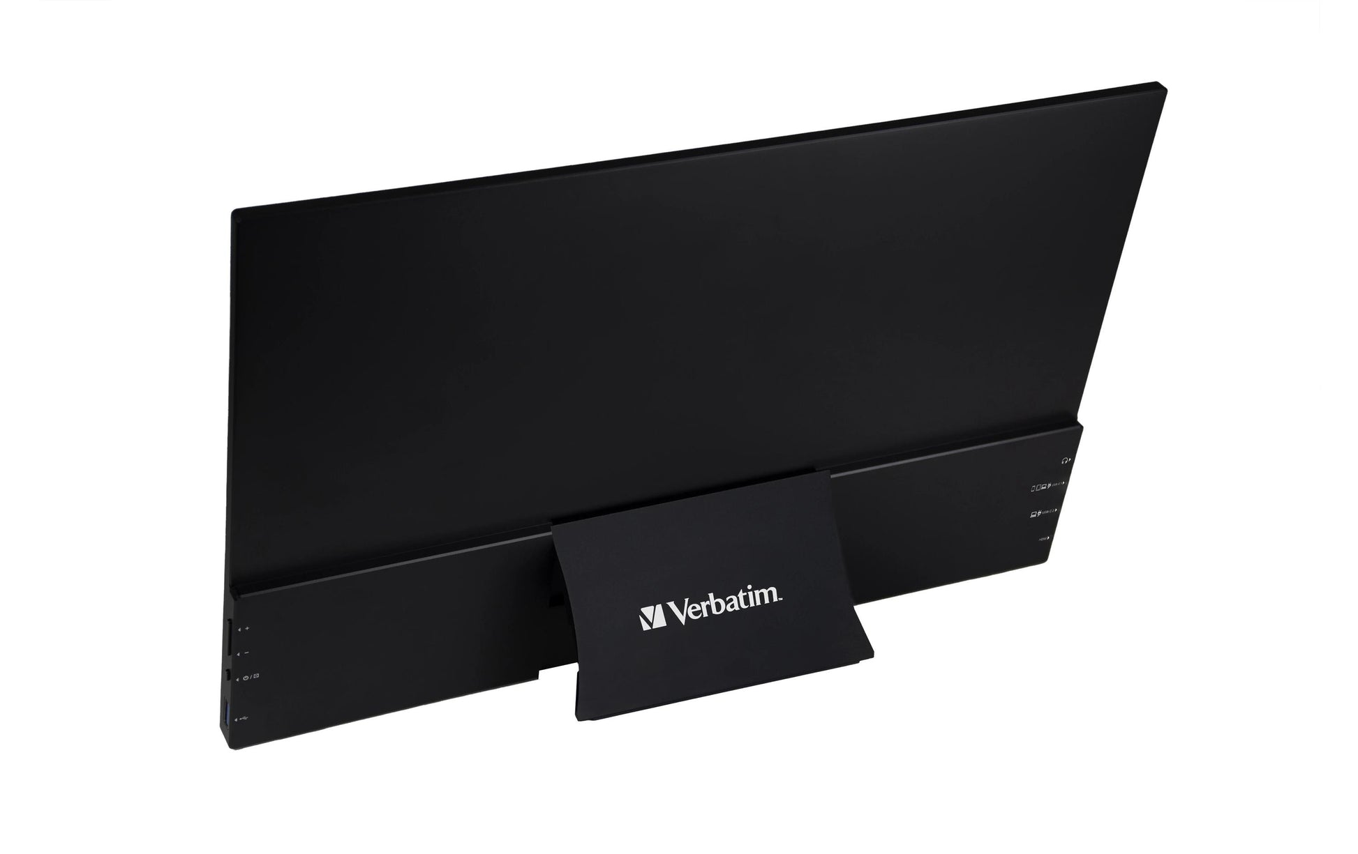 Verbatim Portabler Monitor, 15,6", IPS, Touch, 60 Hz, 350 cd/m², USB-Hub, FreeSync, Schwarz