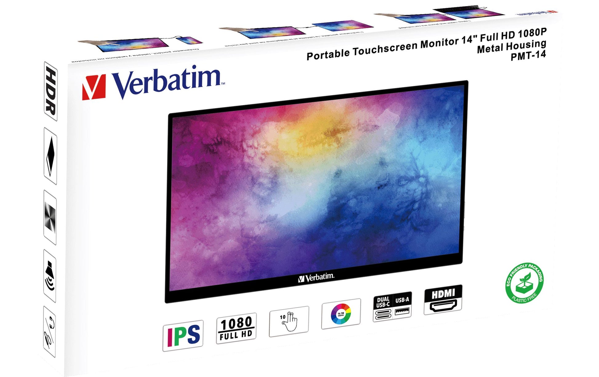 Verbatim Portabler Touchscreen Monitor 14
