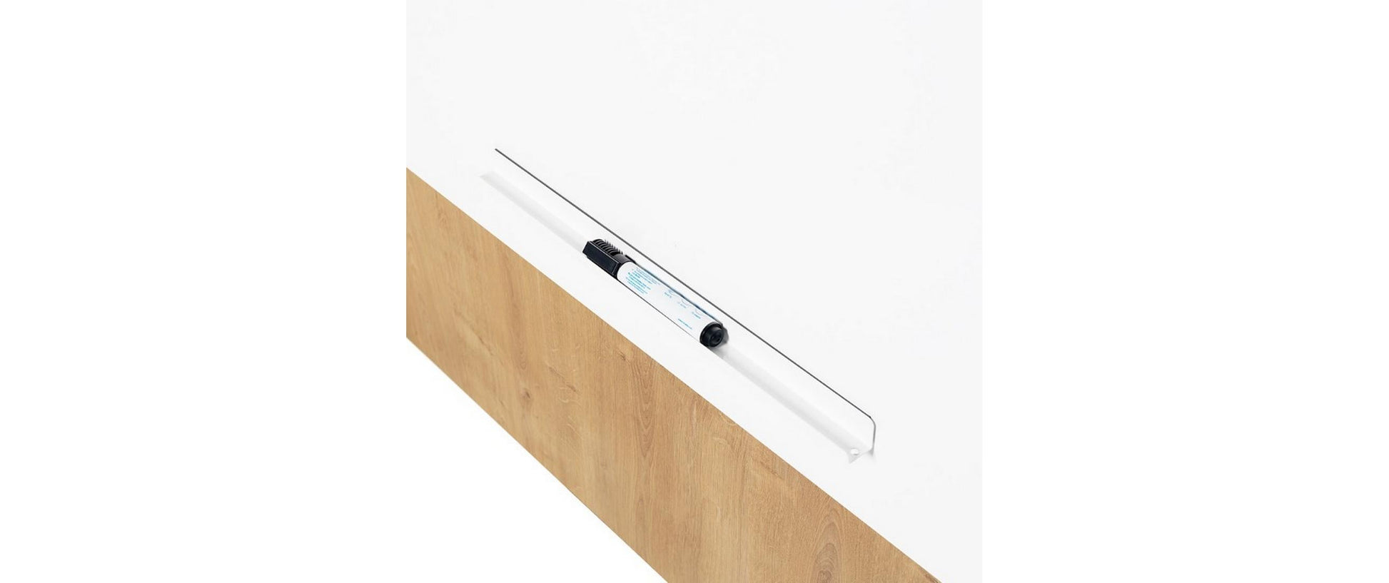 Rocada Whiteboard – 100 × 150 cm, Melamin, magnetisch, Stahlrahmen, mobil, beidseitig