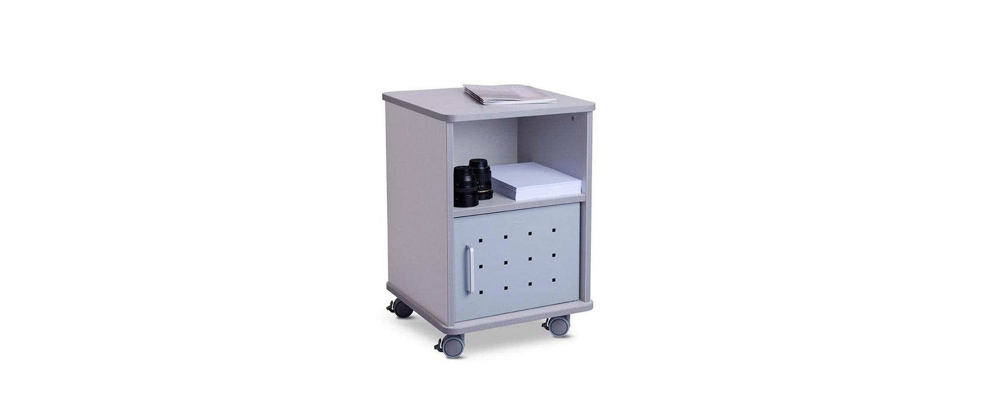 Rocada Druckerwagen – Melamin, Grau, 47 × 68 × 49 cm