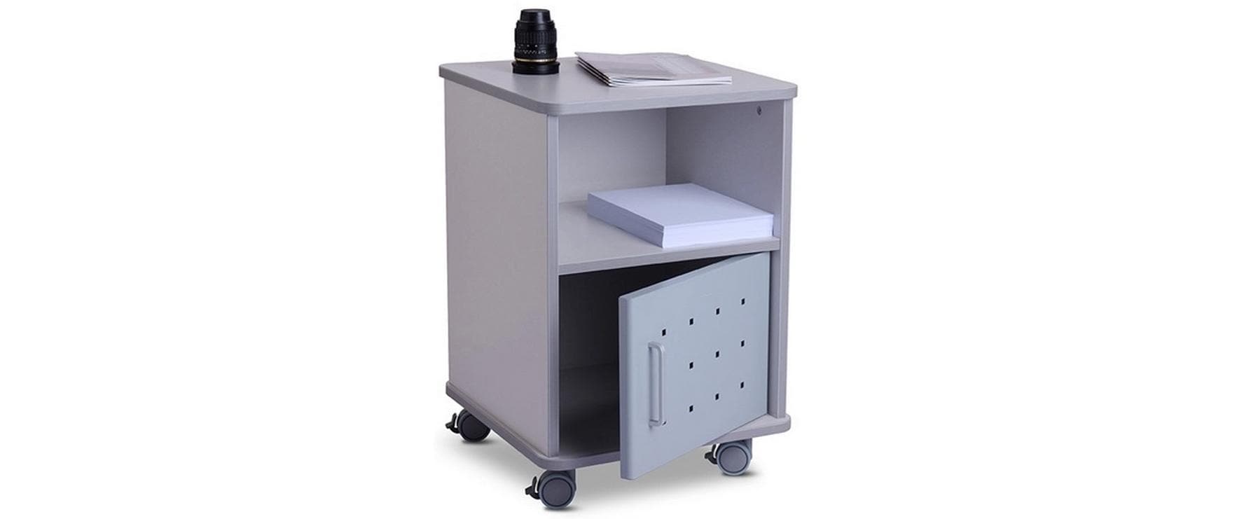 Rocada Druckerwagen – Melamin, Grau, 47 × 68 × 49 cm