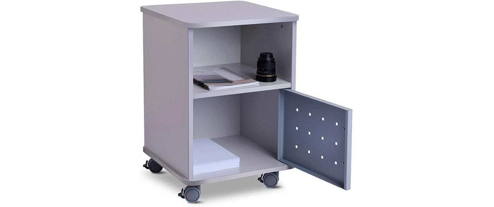 Rocada Druckerwagen – Melamin, Grau, 47 × 68 × 49 cm