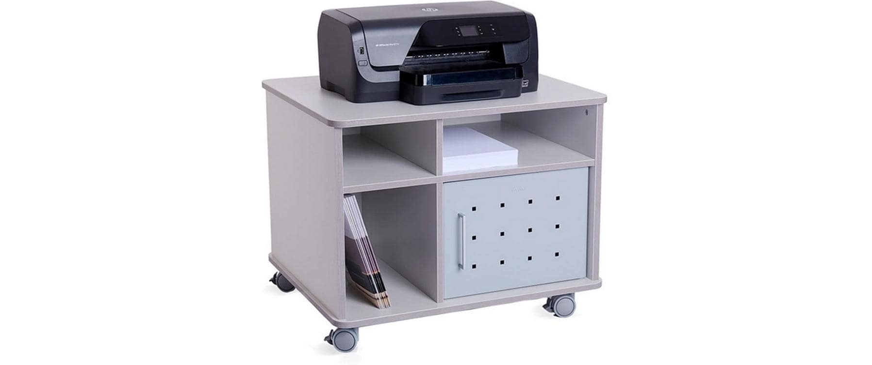 Rocada Schrank – Melamin, grau, 72 × 59 × 59 cm