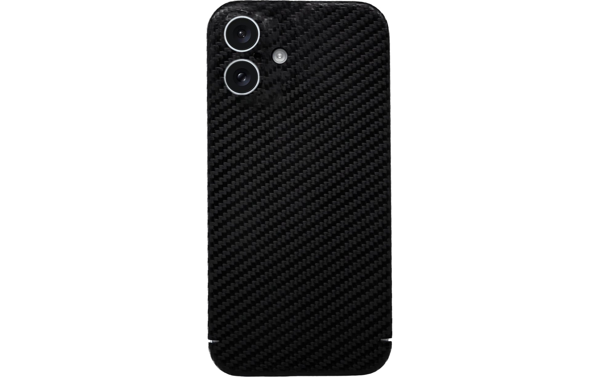 Nevox – Backcover Carbon Serie – für Apple iPhone 16 – schwarz – Aramidfasern – MagSafe-kompatibel