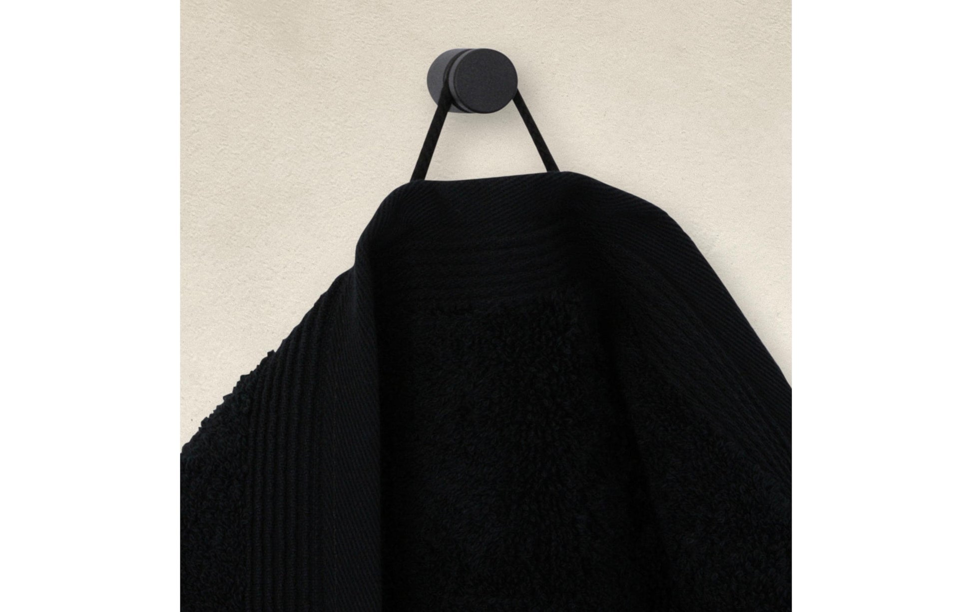 Möve Superwuschel Badetuch – 100 × 160 cm – Schwarz – Baumwolle, 550 g/m² – 60 °C