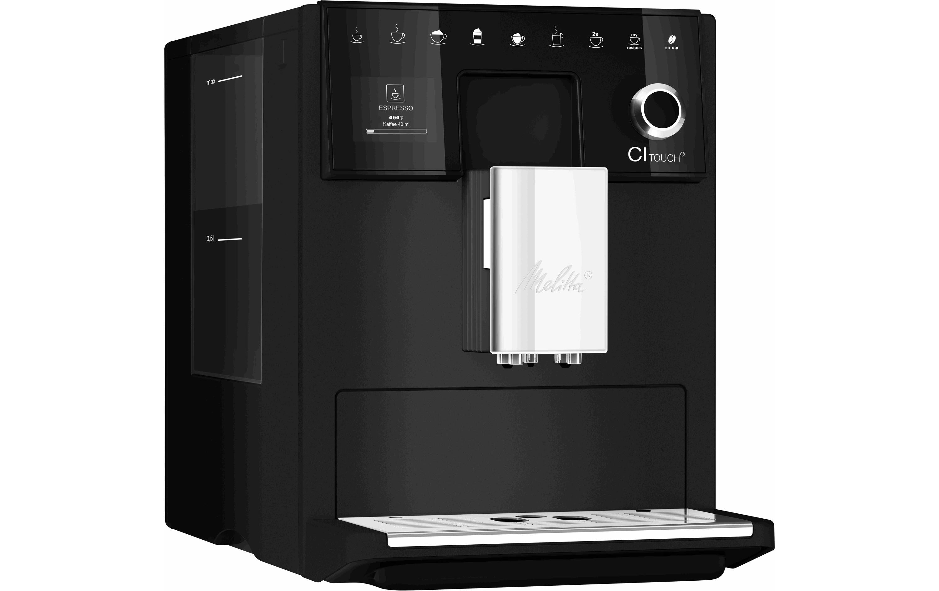 Melitta CI Touch 228041 Kaffeevollautomat – 1,8 l, 270 g, Schwarz