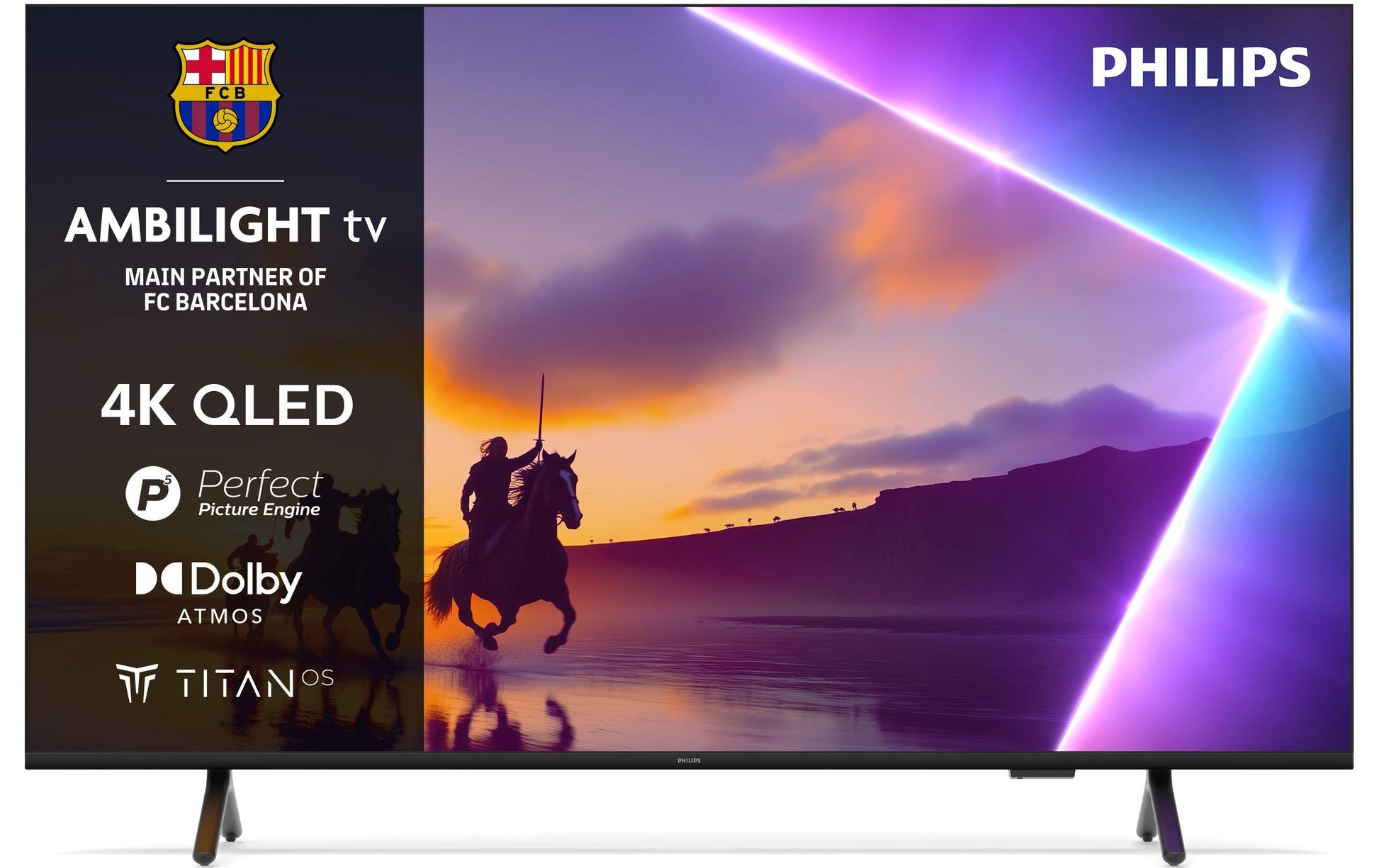 Philips 75PUS8500/12 – 75" QLED UHD 4K, Titan OS, Ambilight (2025)