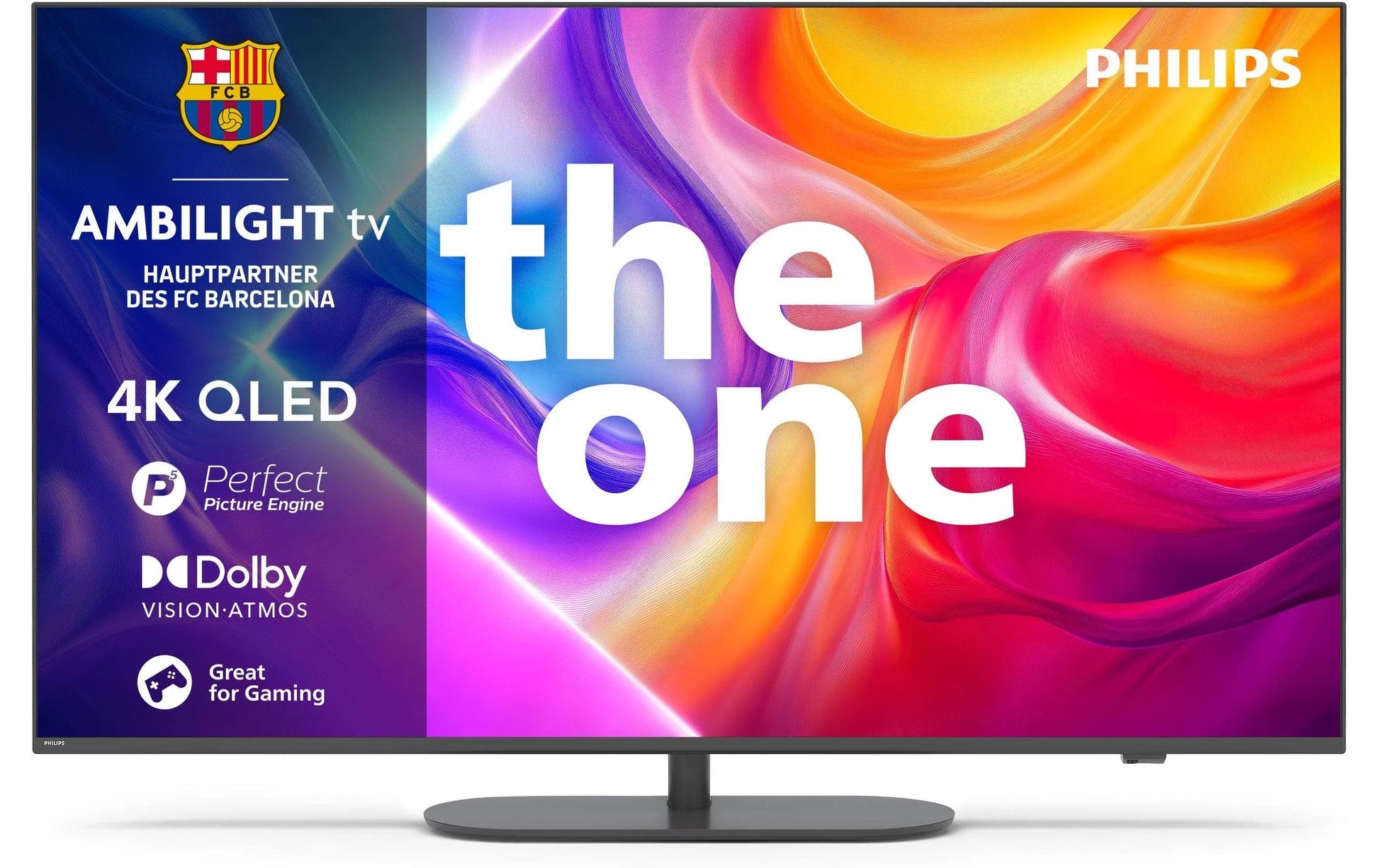Philips 50PUS9000/12 – 50" QLED TV – 4K Ultra HD – Titan OS, Ambilight, 144 Hz, 2025