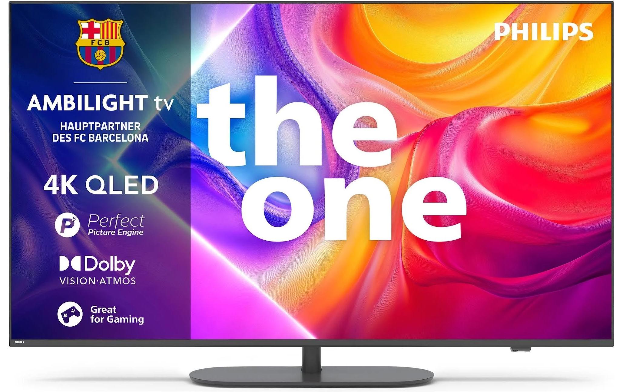 Philips 43PUS9000/12 – 43" QLED TV – 4K Ultra HD – Titan OS, Ambilight, 2025