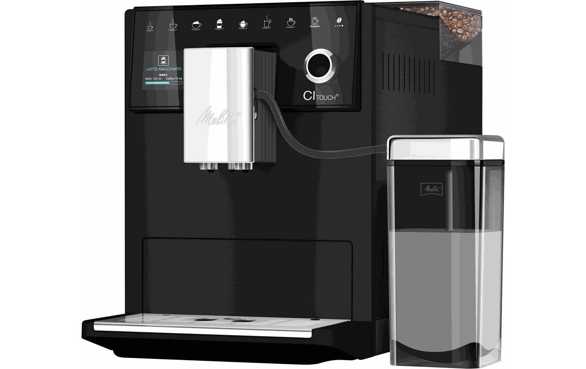 Melitta CI Touch 228041 Kaffeevollautomat – 1,8 l, 270 g, Schwarz