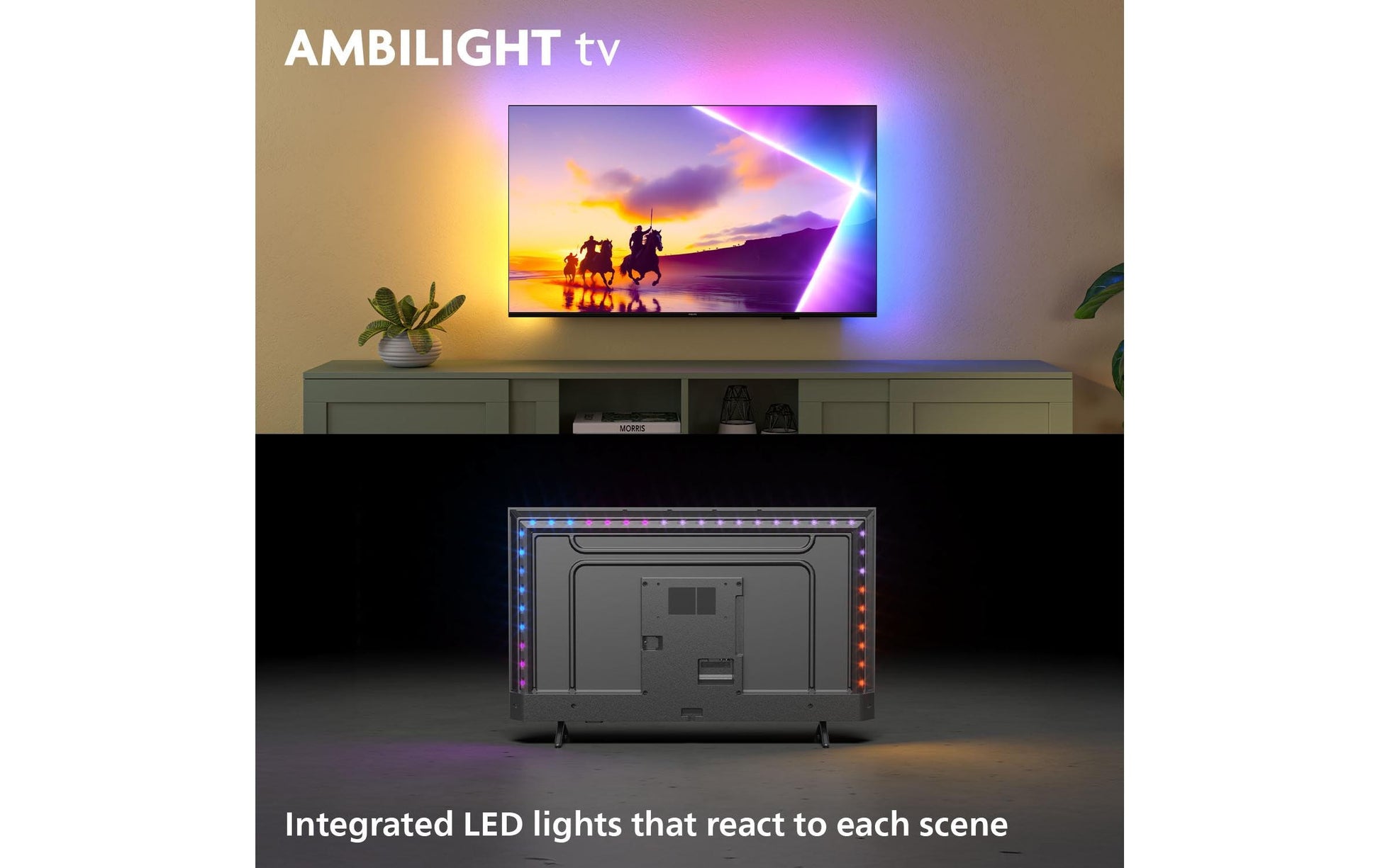 Philips 50PUS8500/12 – 50" QLED UHD 4K, Titan OS, Ambilight, (2025)