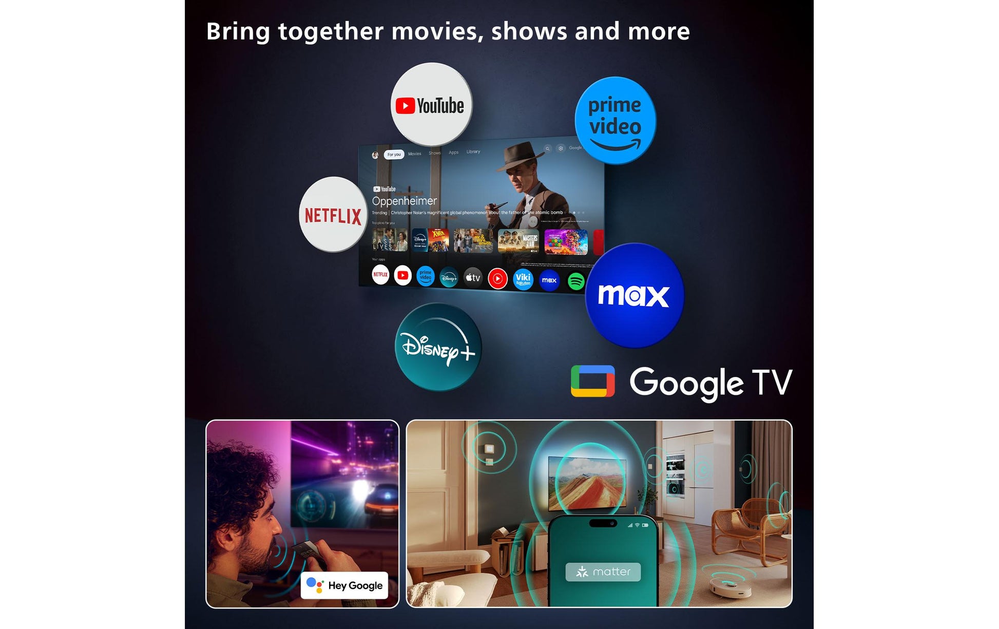Philips 77OLED810/12 – 77" OLED UHD 4K, Google TV, Ambilight (2025)