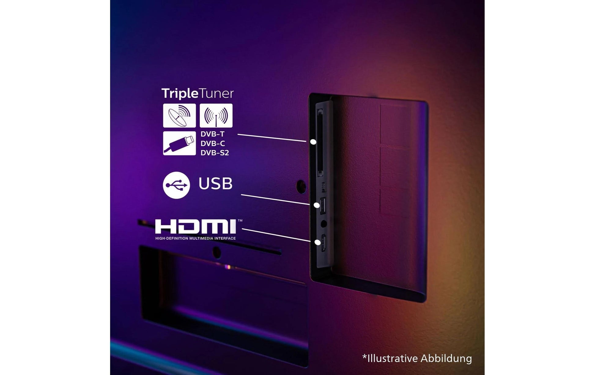 Philips 75PUS9000/12 The One – 75" QLED UHD 4K, Titan OS, Ambilight (2025)
