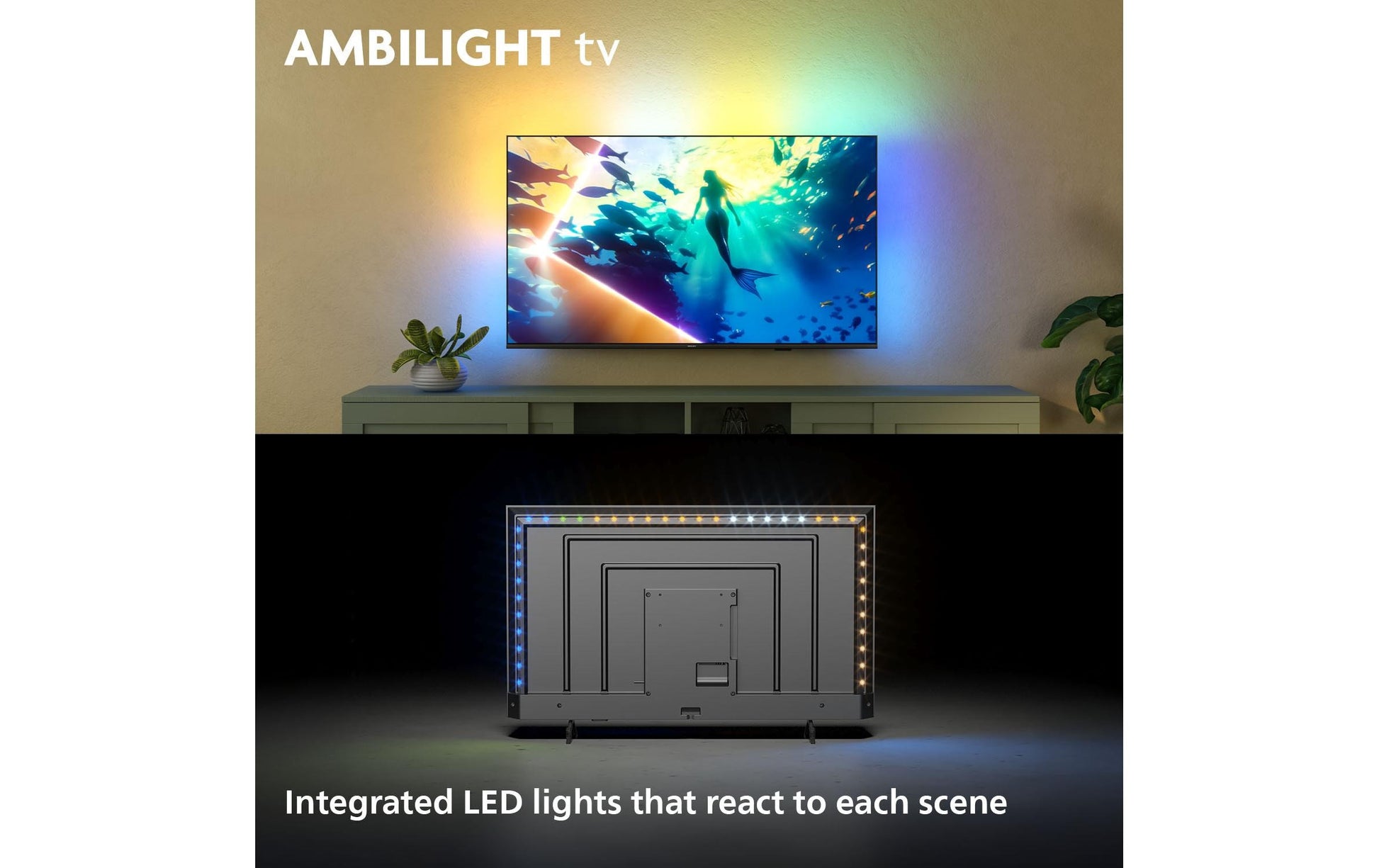 Philips 65PUS8500/12 – 65" QLED UHD 4K, Titan OS, Ambilight (2025)