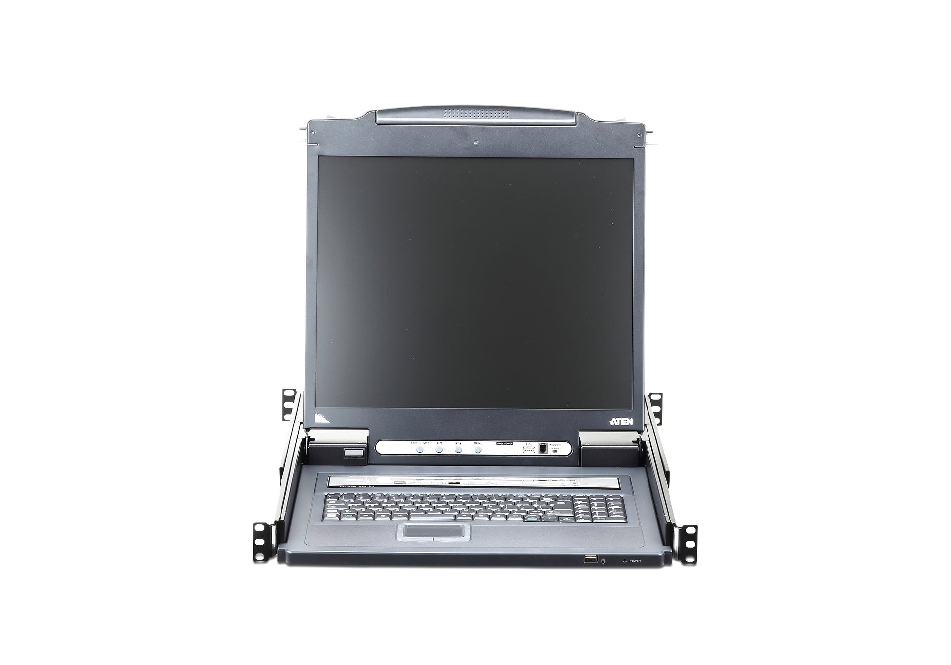 ATEN CL5716iN – 16-Port VGA LCD KVM-over-IP Switch – 1920 × 1200/60 Hz, 19" LCD-Konsole, Rack 1U