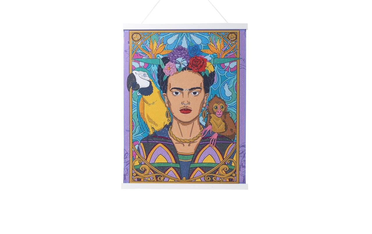CRAFT Buddy Crystal Art Scroll – Diamond Painting Set – Frida Kahlo – 40 × 50 cm – ab 8 Jahren