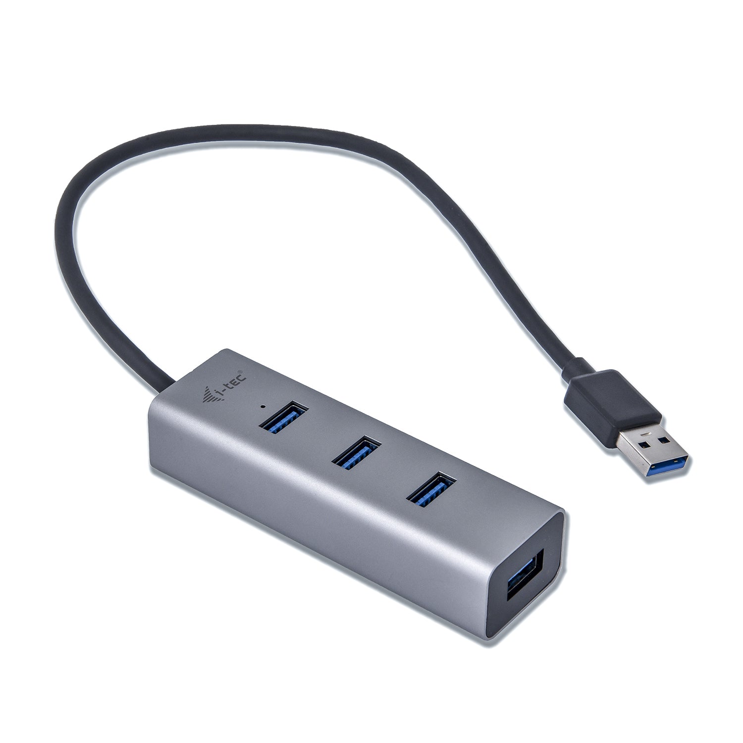 i-tec USB-Hub – USB 3.0, 4× USB-A, für Windows/Mac/Linux