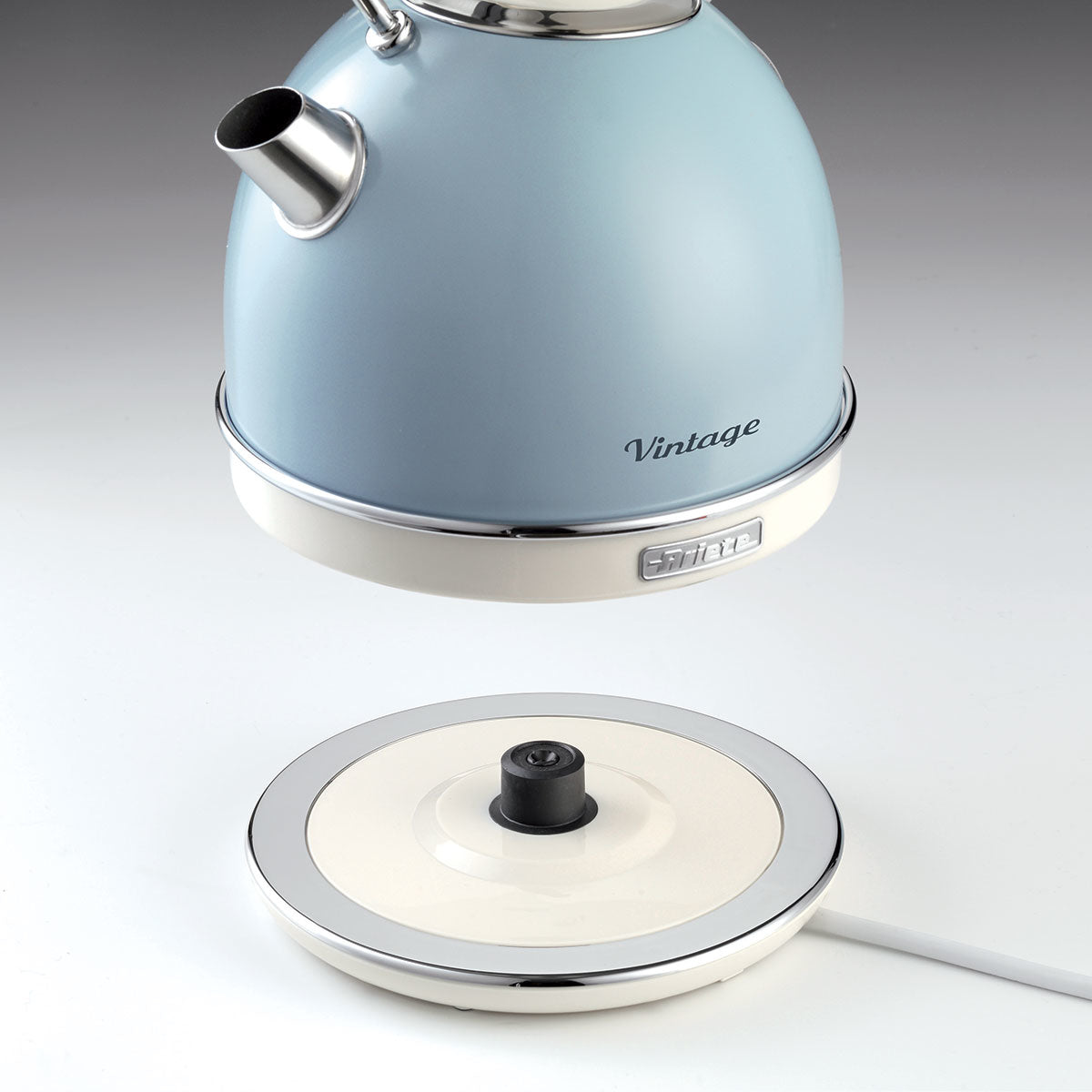 Ariete Wasserkocher – 1,7 l, Edelstahl, Blau, ARI-2877-BL