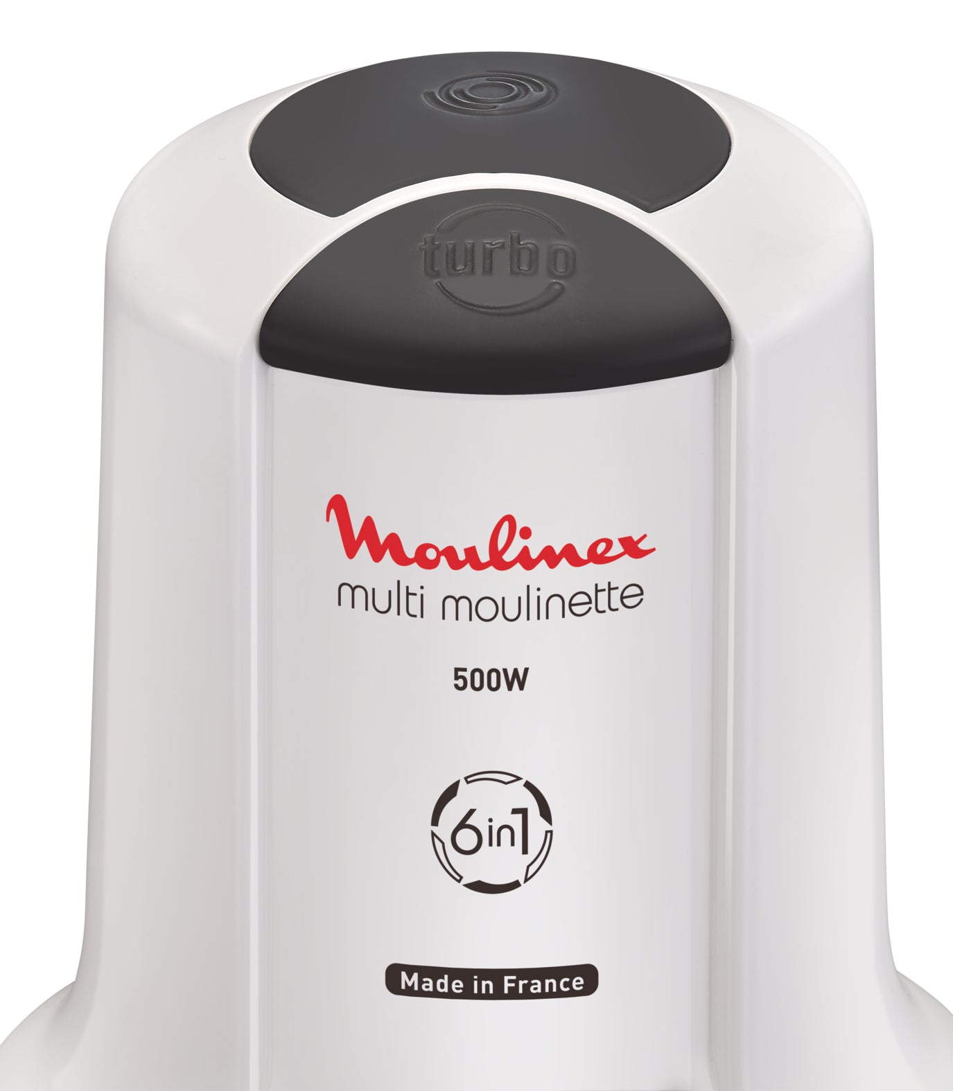 Moulinex Multimoulinette XXL 6in1 Standmixer – 500 ml, 500 W, 2 Geschwindigkeiten – Weiss