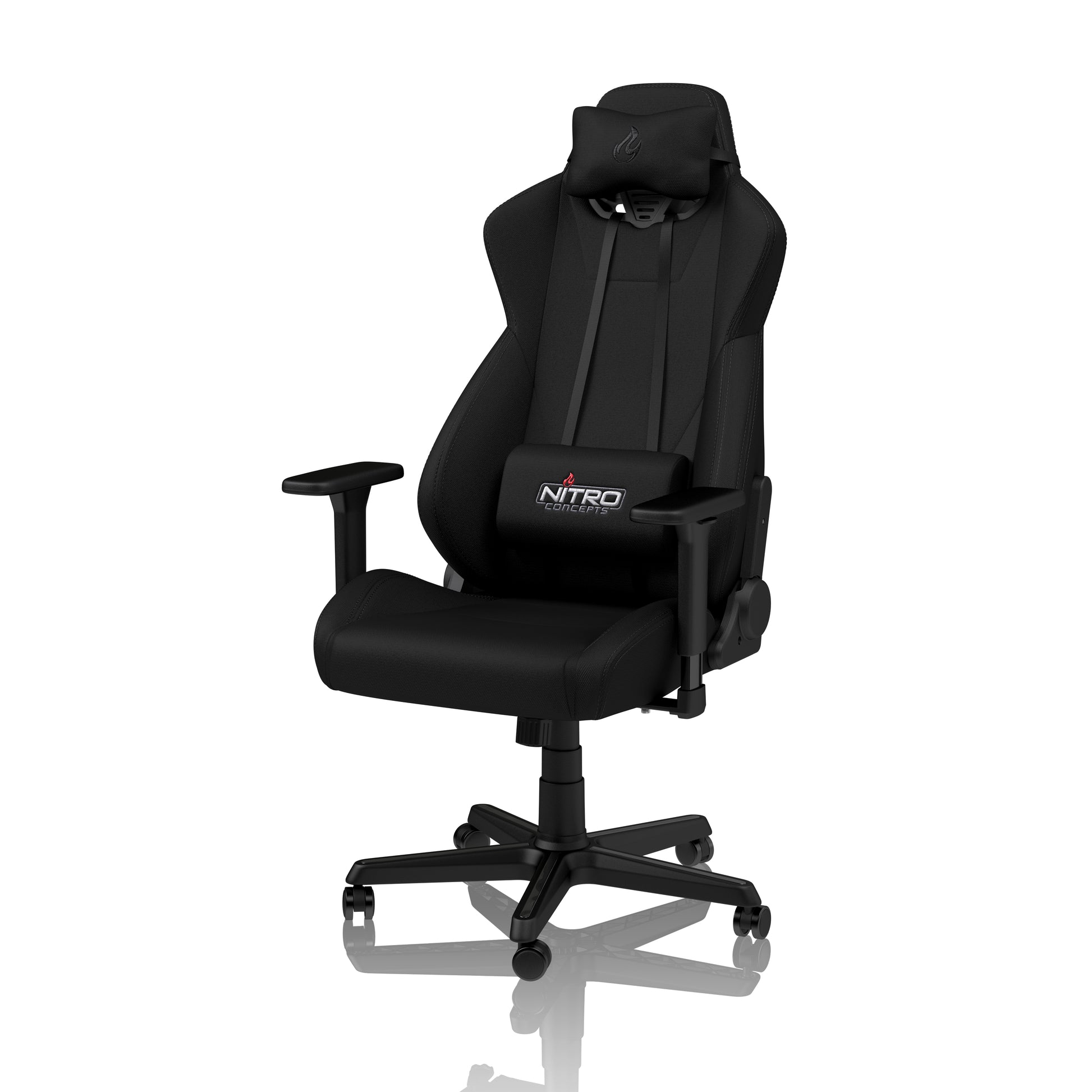 Nitro Concepts Konferenzstuhl S300 – 57 × 49 × 140 cm, schwarz