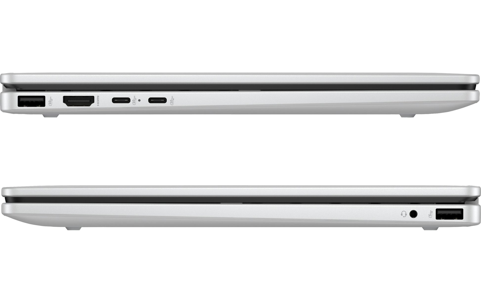 HP Omnibook 5 Flip 14-FP0508NZ, IPS Touch – Windows 11 Home, QWERTZ (CH), Silber