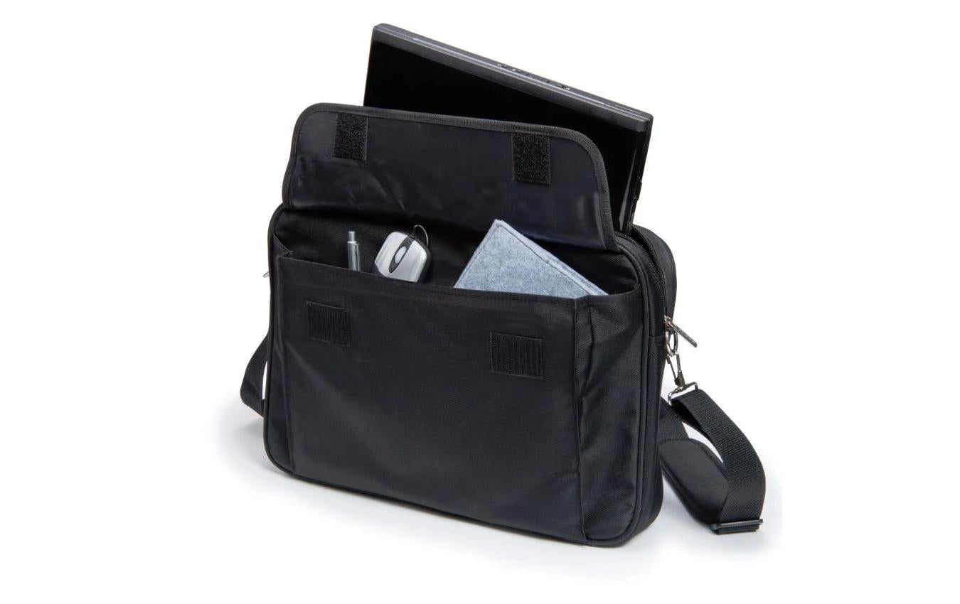 DICOTA Notebook-Tasche für Notebooks bis 16" – inkl. Maus, Trolley-Band – Schwarz