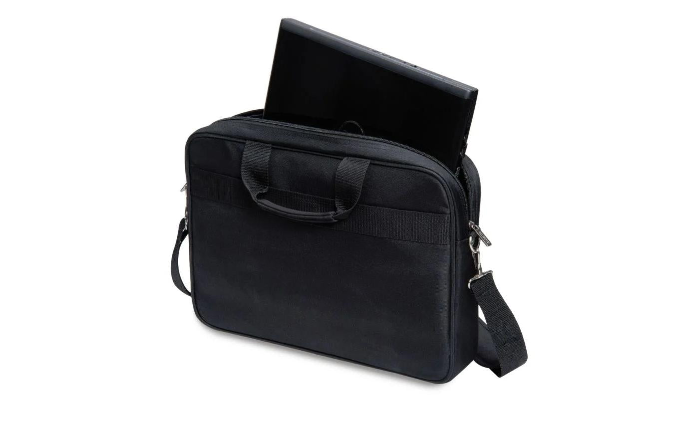 DICOTA Notebook-Tasche für Notebooks bis 16" – inkl. Maus, Trolley-Band – Schwarz