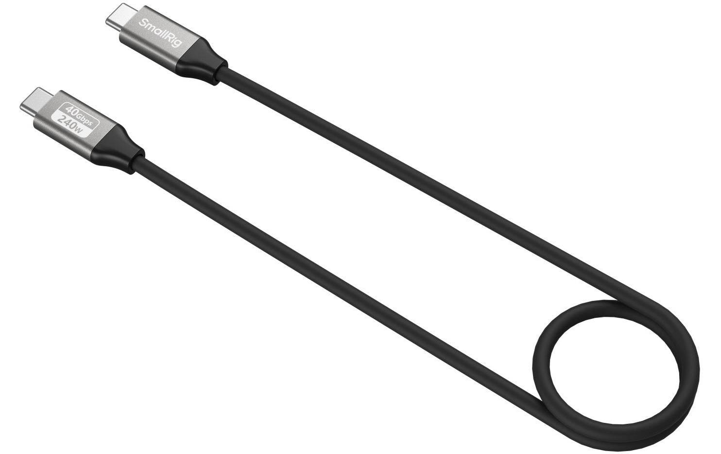 SmallRig USB-Kabel, USB-C zu USB-C, 0,6 m, Lade-/Datenkabel