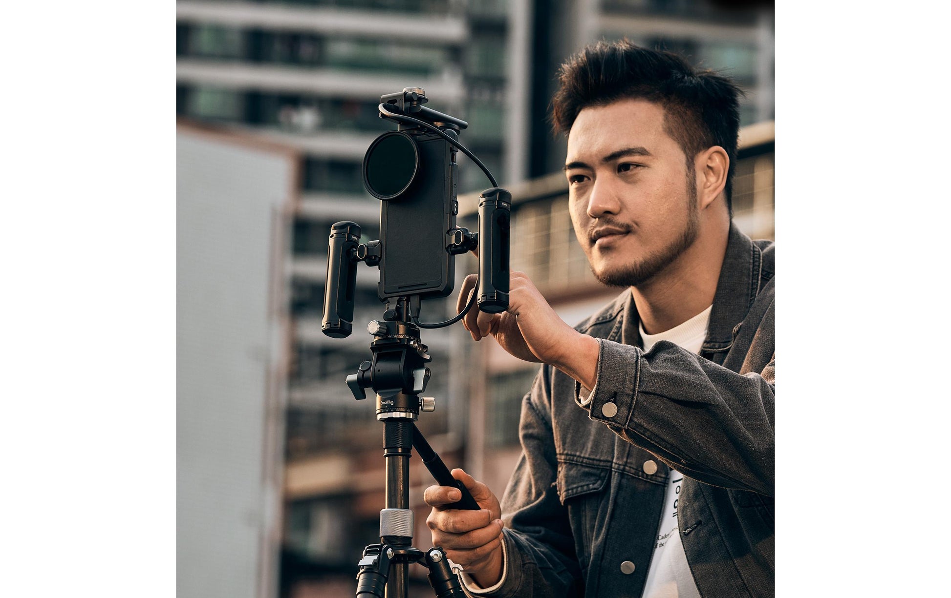 SmallRig Video-Käfig Kit – für Samsung S25 Ultra – Grau, Polycarbonat