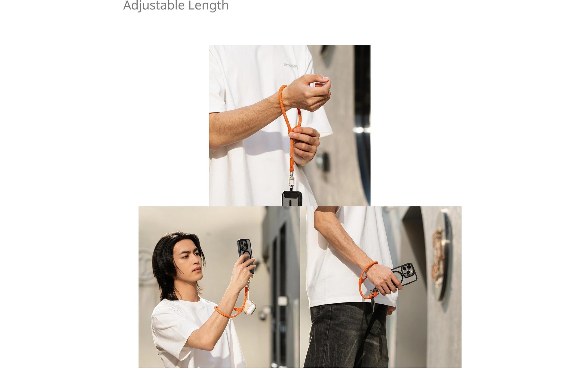 SmallRig Handschlaufe – für Smartphone – Orange, Nylon