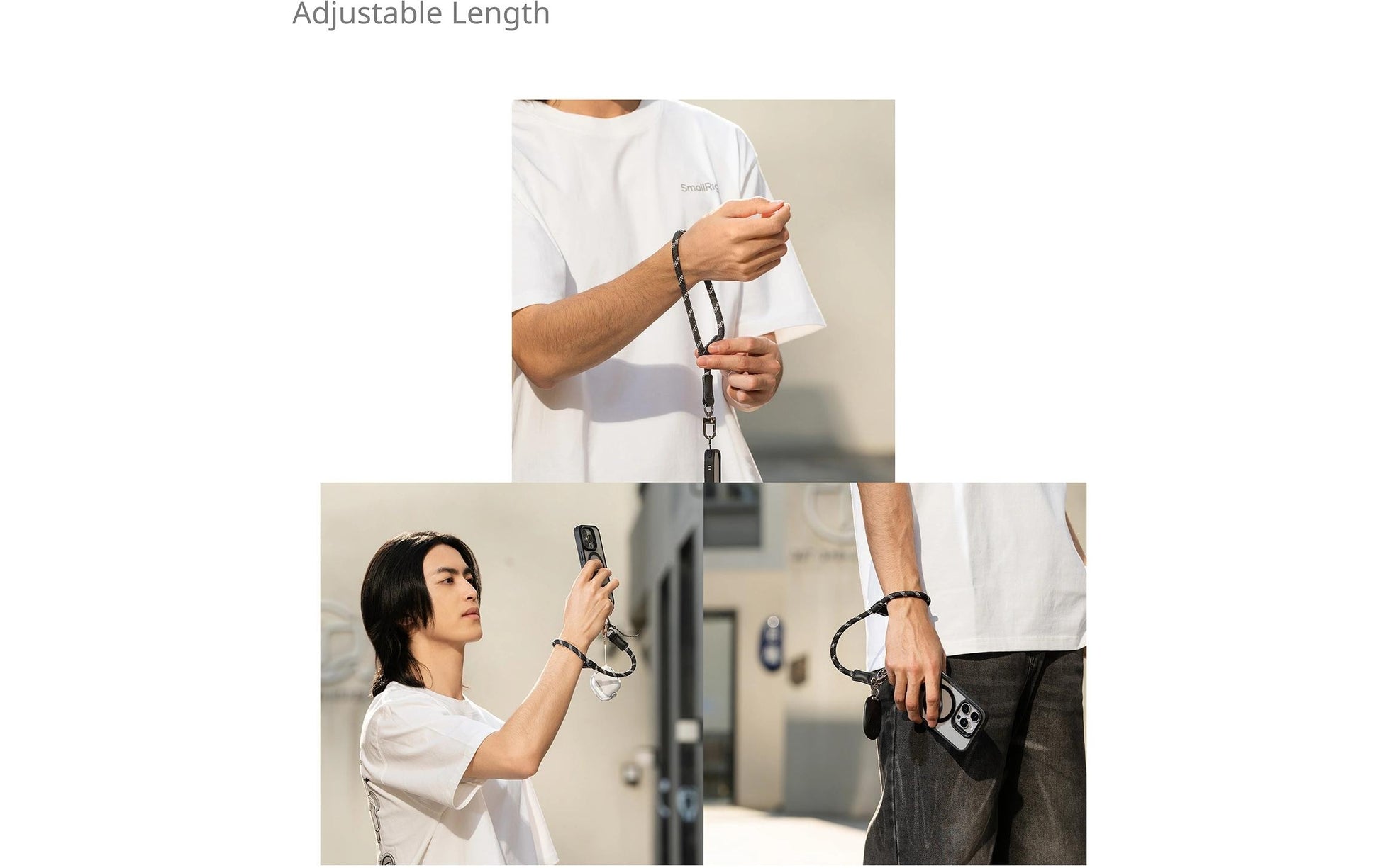 SmallRig FilMov – Smartphone-Trageband – für Smartphones – 3er Pack – Schwarz