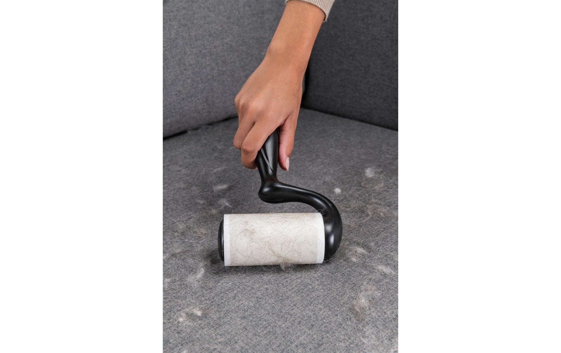 Scotch-Brite Fusselroller Pet Extra Sticky – 48 Blätter – Schwarz – Kunststoff – 14,0 × 6,0 × 20,5 cm