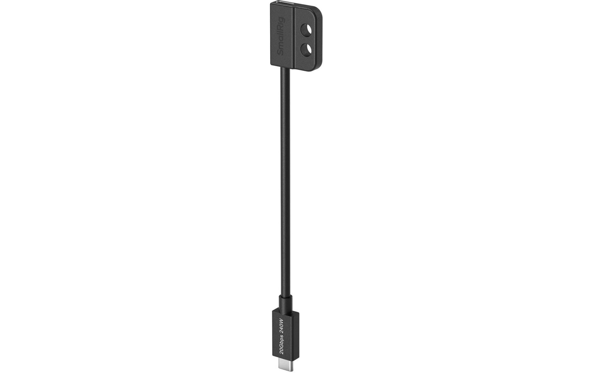 SmallRig USB-C Verlängerungskabel (Stecker auf Buchse) – 0,2 m – Schwarz