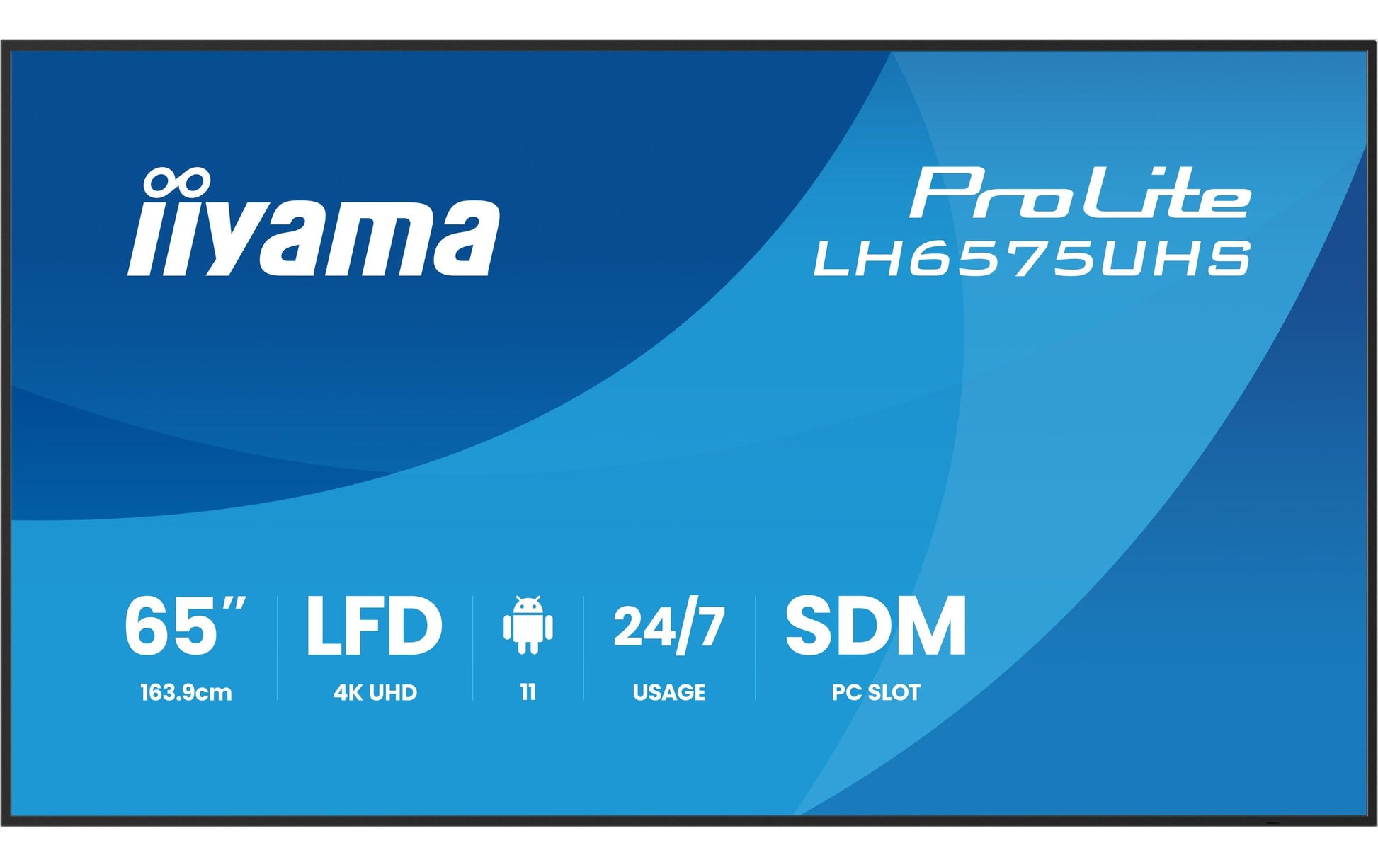 iiyama ProLite LH6575UHS-B2AG – Signage-Display, 64,5", Ultra HD 4K, 500 cd/m²